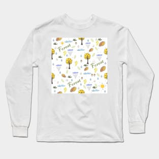 Forest Pattern Long Sleeve T-Shirt